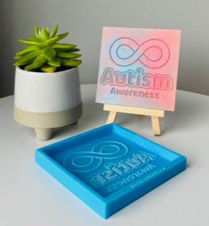 Autism Awareness Mini Slab