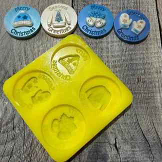 Christmas Topper Discs Set 1