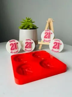 Happy 21st Birthday Topper Discs