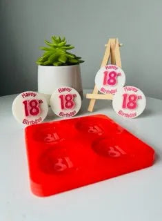 Happy 18th Birthday Topper Discs