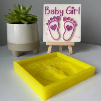 Baby Girl Topper Mini Slab