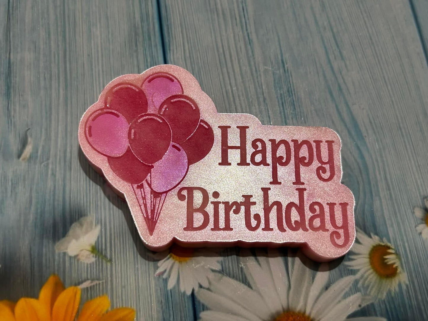 Happy birthday balloons bar
