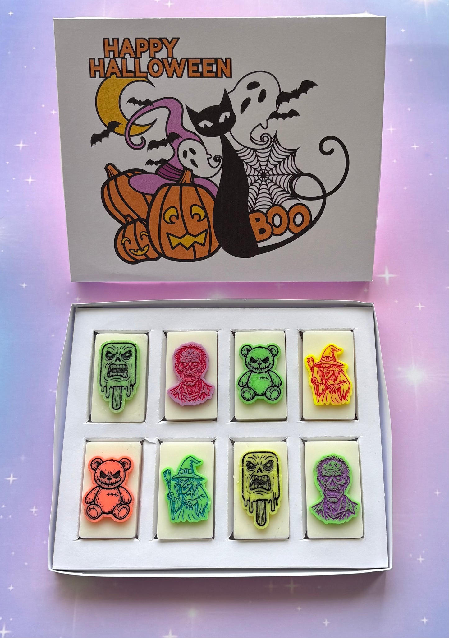 Happy Halloween Scene Block Box