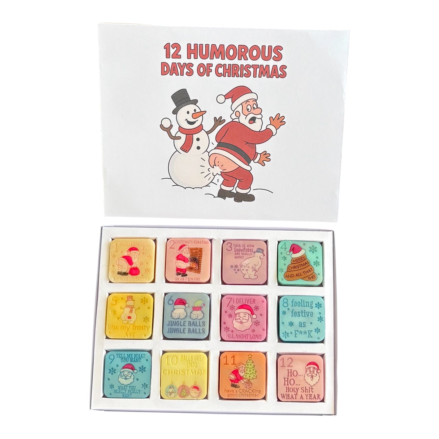 12 Humorous Days Of Christmas Snowball Fight Advent Box