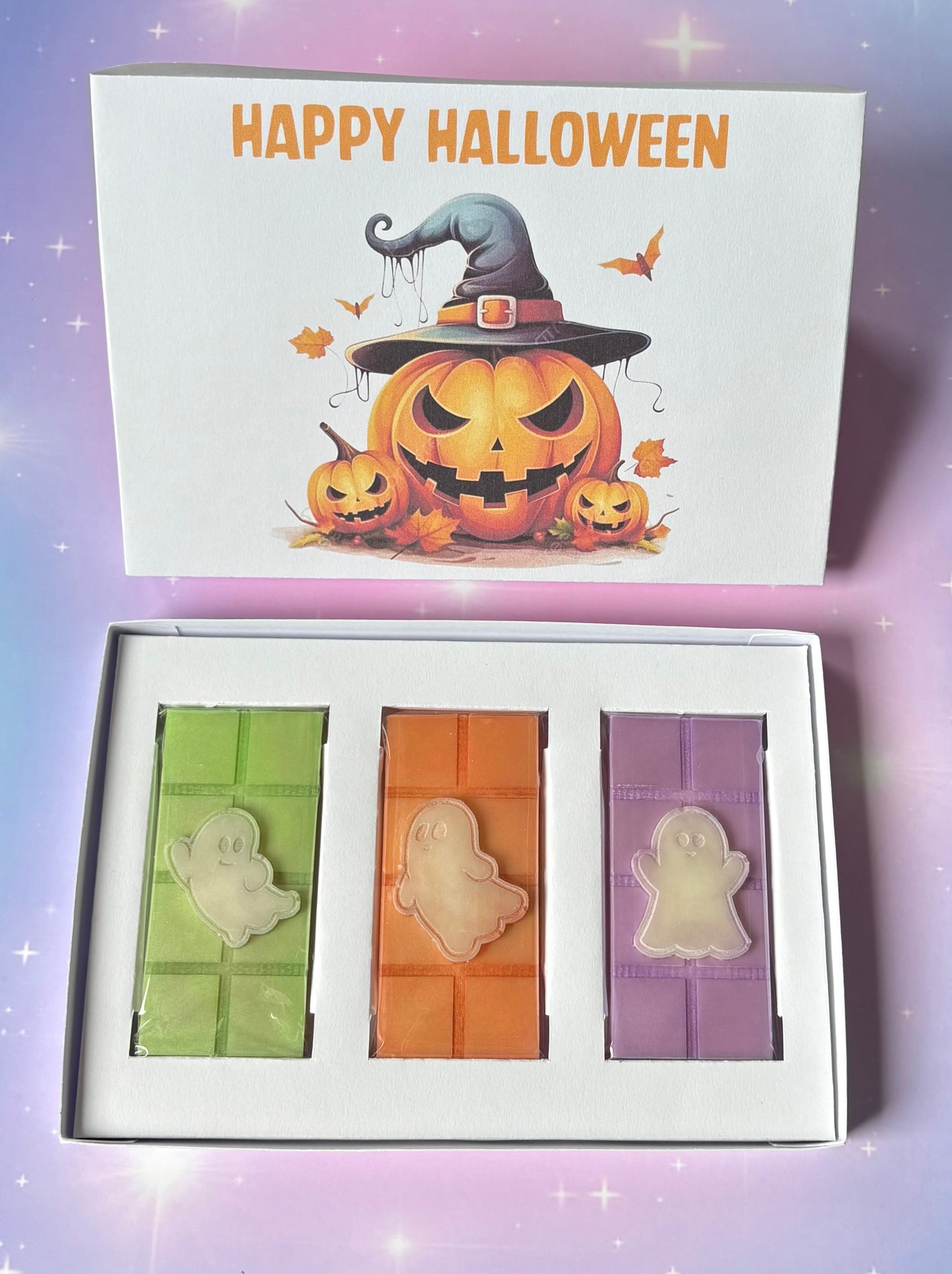 Spooky Pumpkins Mini Bar Trio Box