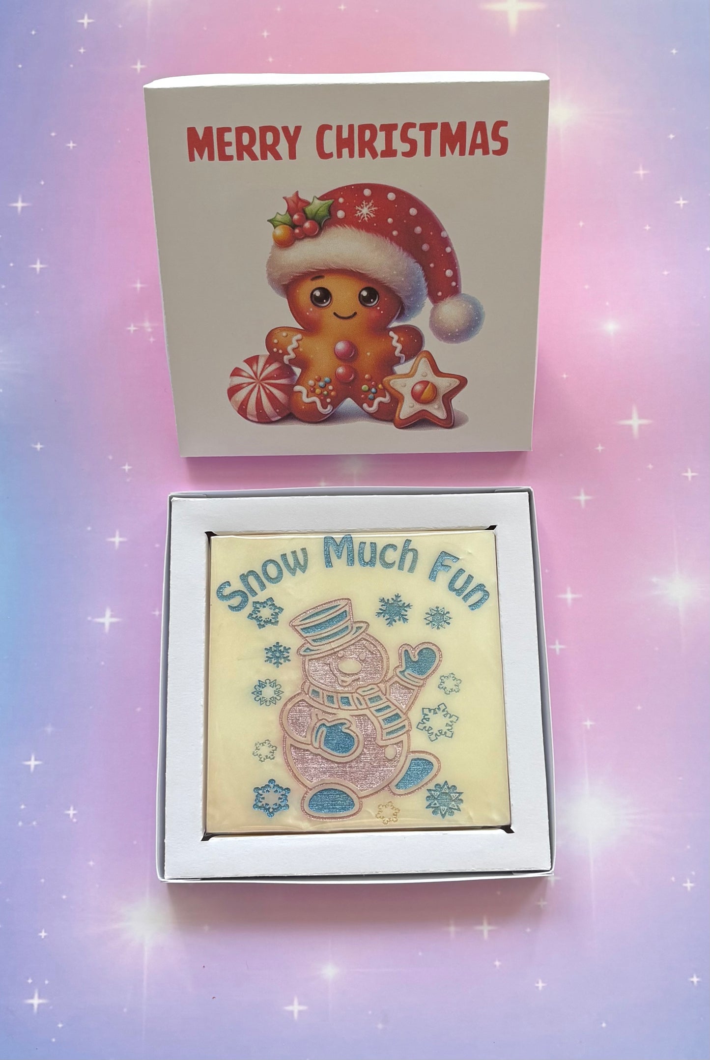 Gingerbread Man Mini Slab Box