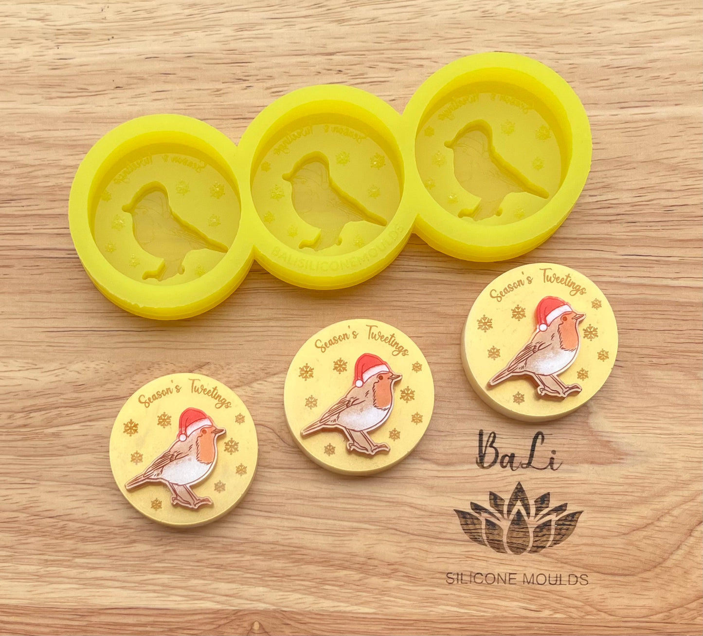 Christmas Robin Disc Trio