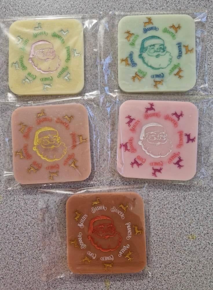 Santa & Reindeers Mini Slab
