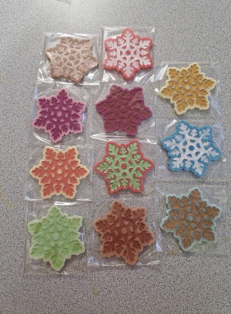 Winter Snowflake Shape
