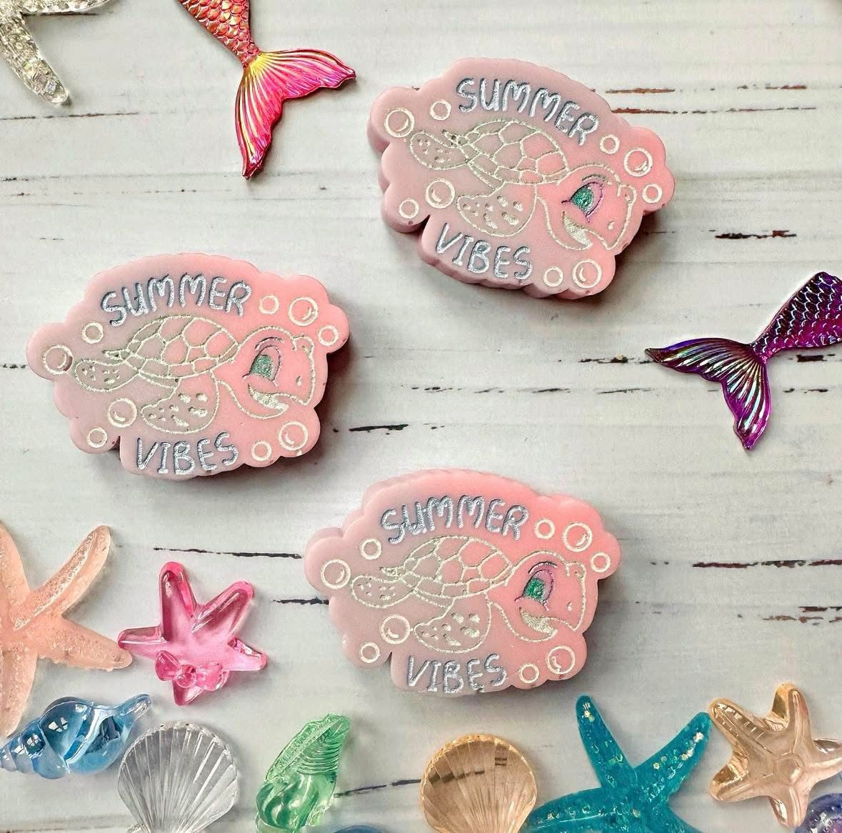 Summer Vibes Turtle Shapes Trio