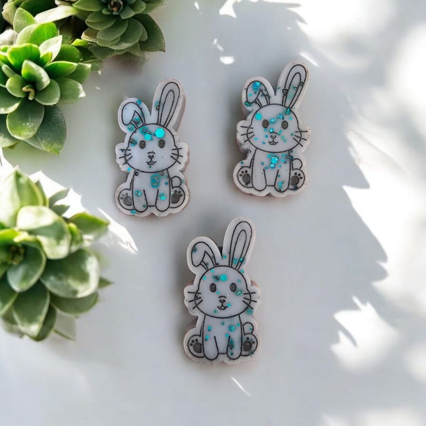 Bunny shapes trio