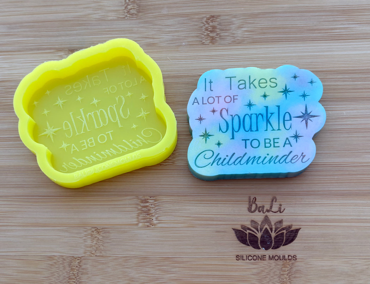 It Takes A Lot Of Sparkle To Be A Childminder Shape