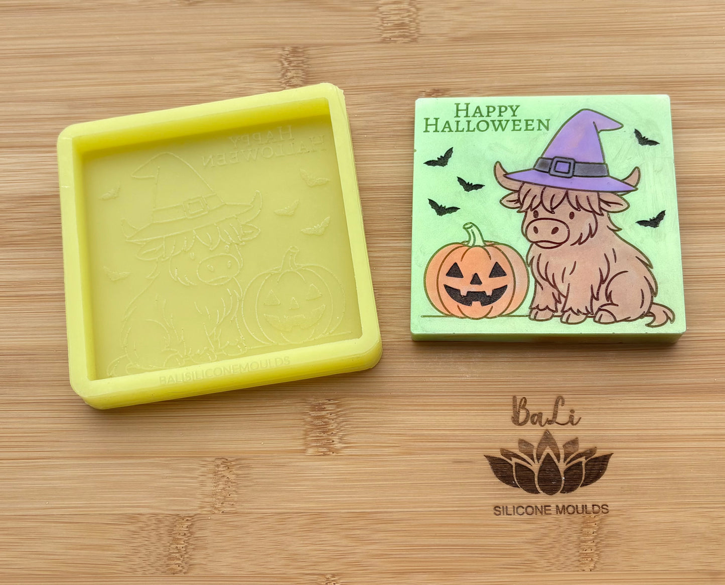 Happy Halloween Pumpkin Coo Mini Slab