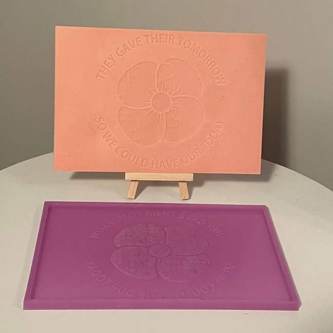 Poppy Remembrance Slab