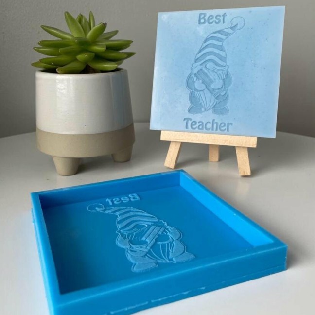 Best Teacher Pencil Mini Slab