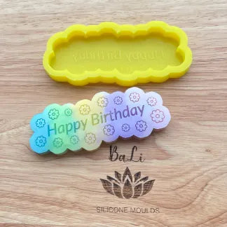 Happy birthday flower bar