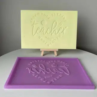 Teacher Heart Slab