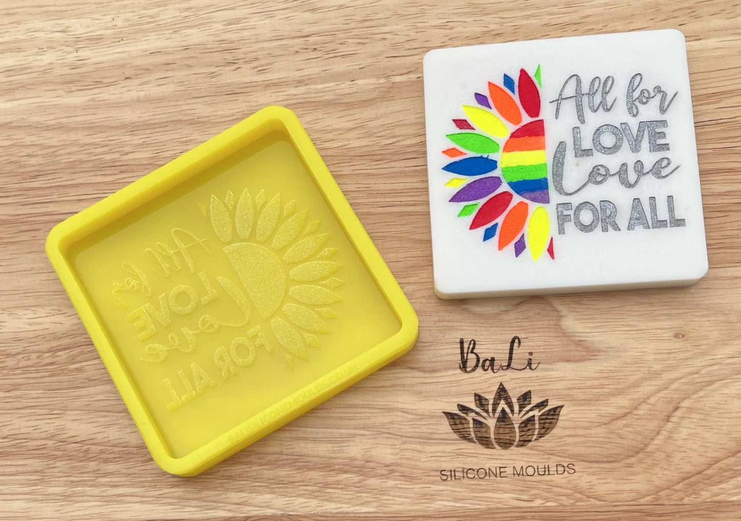 Pride all for love and love for all mini slab