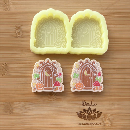 Autumn Fairy Door Duo