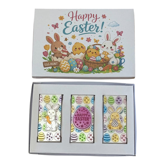 Happy Easter Egg Hunt Friends Mini Bar Box