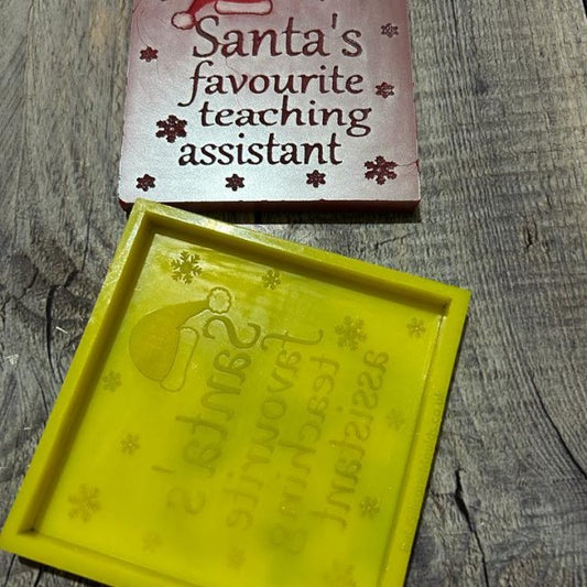 Santa's Favourite Teaching Assistant Mini Slab