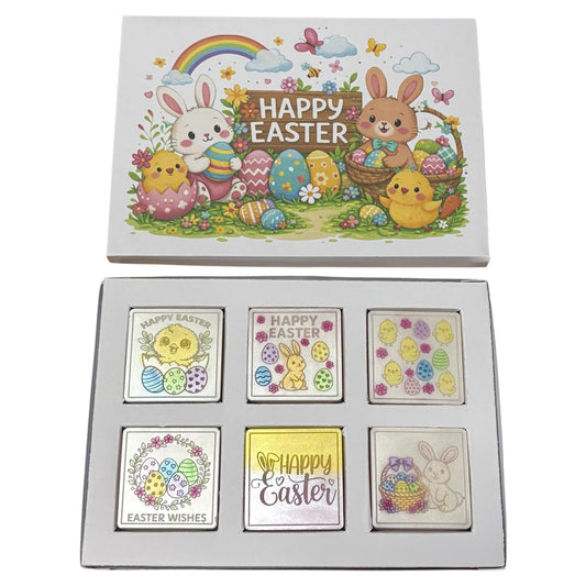 Happy Easter Bunny & Chick Scene Collection Set Box