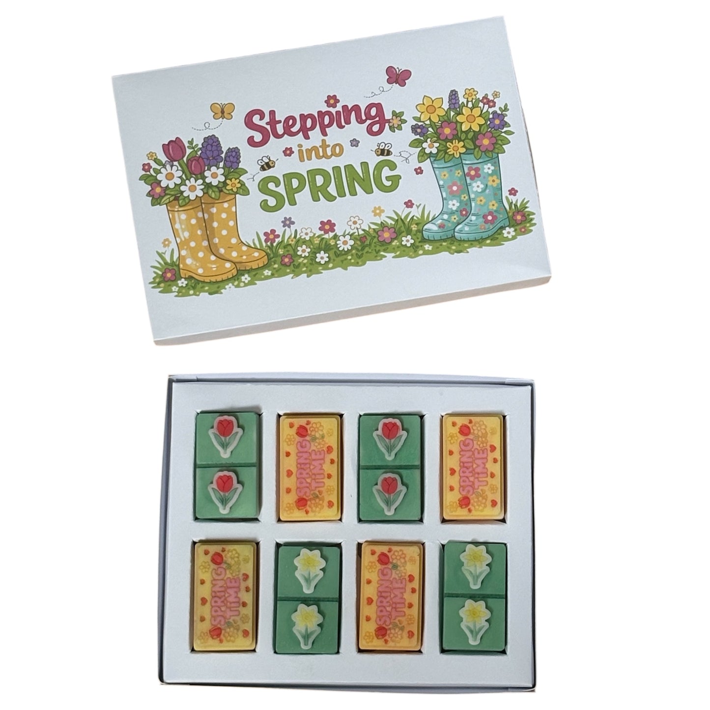 Stepping Into Spring Block Box