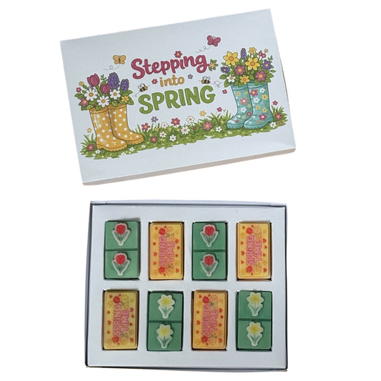 Stepping Into Spring Block Box