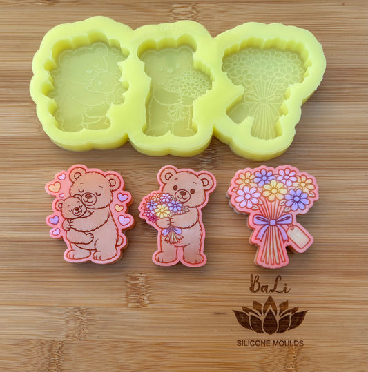 Flowery Bear Trio