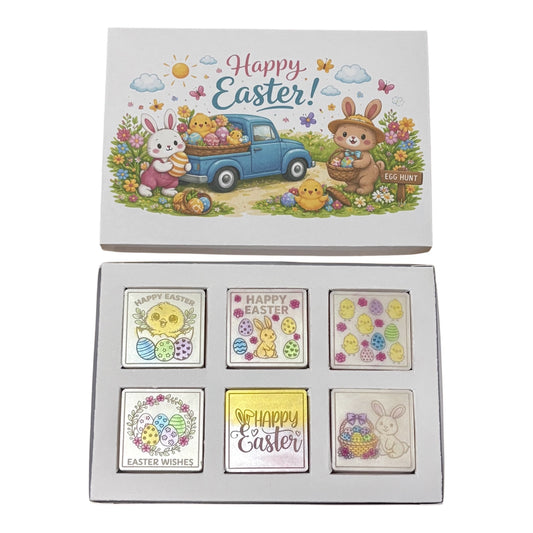Happy Easter Car Scene  Collection Set Box
