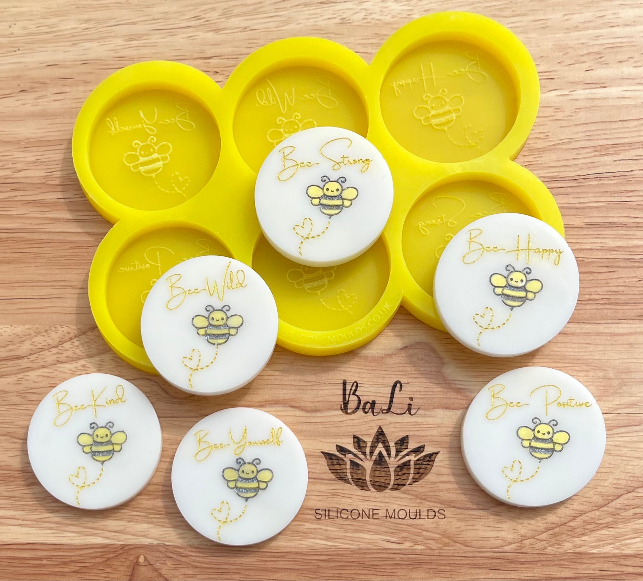 Bee Positive Discs – Bali Silicone Moulds