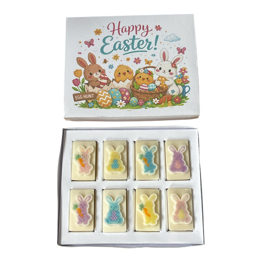 Happy Easter Egg Hunt Block Box