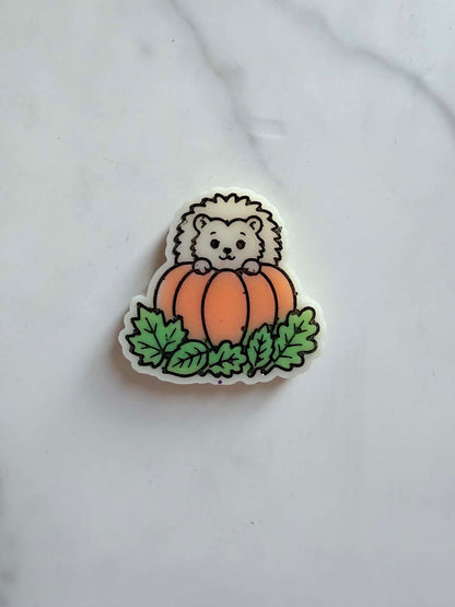 Hedgehog Pumpkin Duo