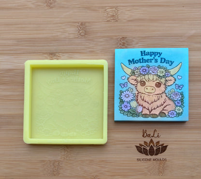 Happy Mother’s Day Highland Coo Mini Slab