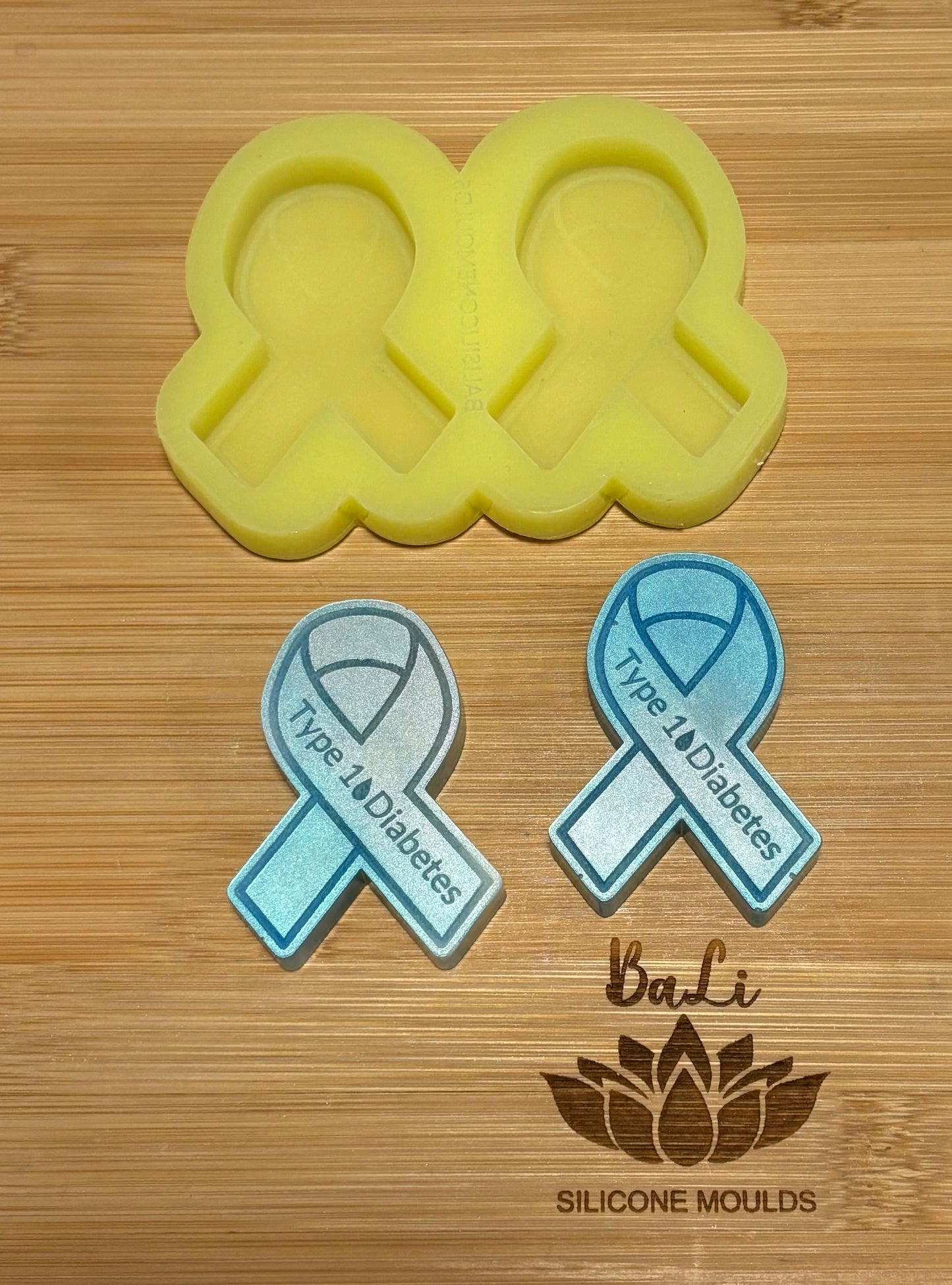 Type 1 Diabetes Ribbon Duo