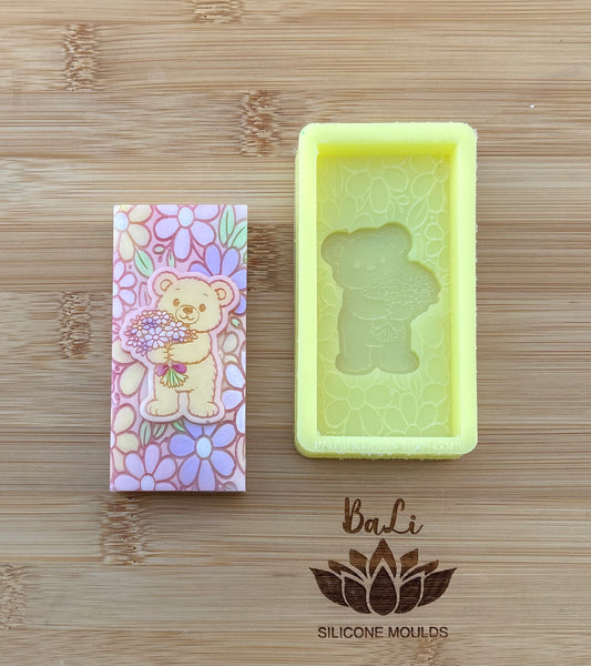 Bear With Flowers Mini Bar