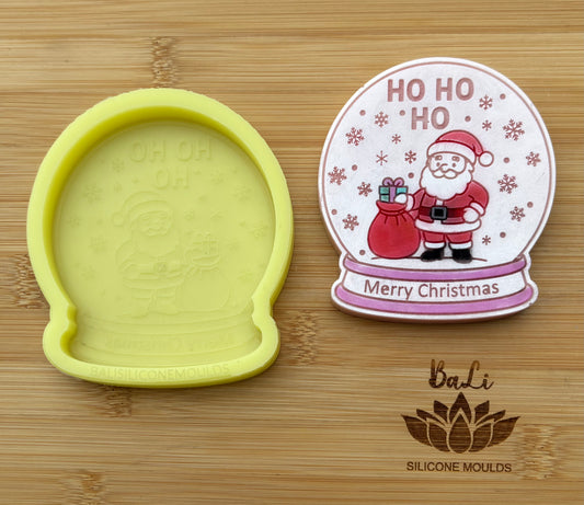 Merry Christmas Santa Snowglobe