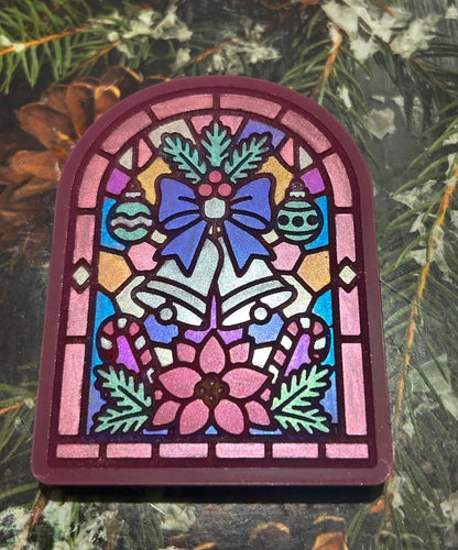 Winter Bells Window Stained Glass
