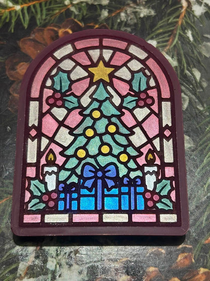 Christmas Tree Window Stained Glass