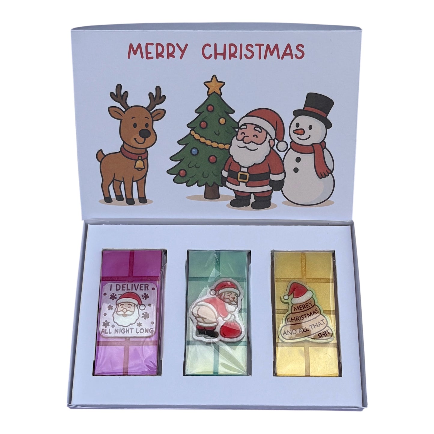 Santa & Friends Trio Mini Bar Box
