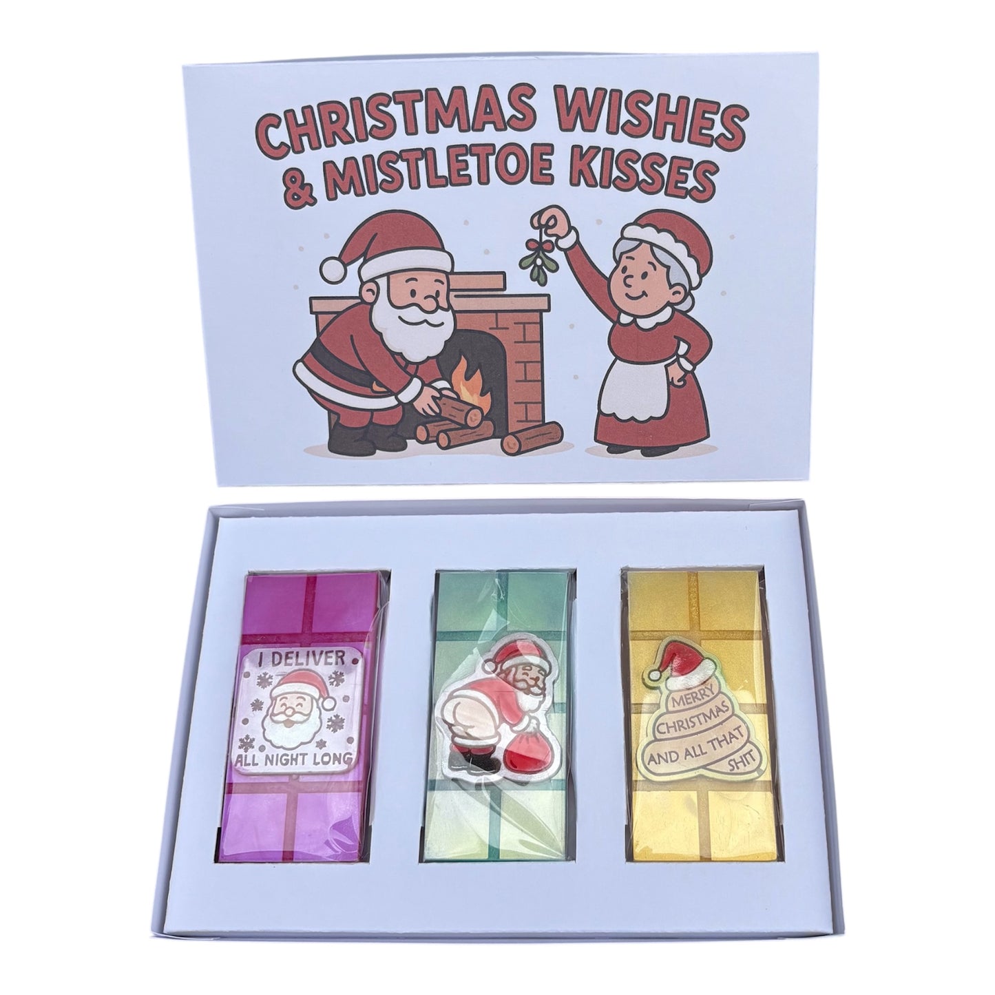 Christmas Wishes & Mistletoe Kisses Trio Mini Bar Box
