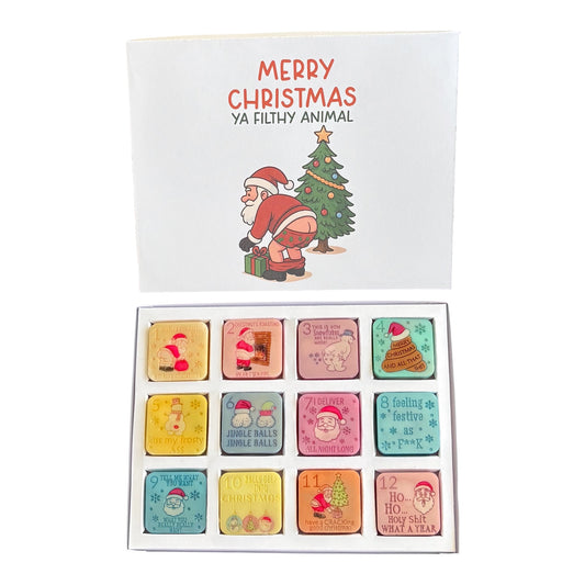 Merry Christmas Ya Filthy Animal 12 Days Advent Box