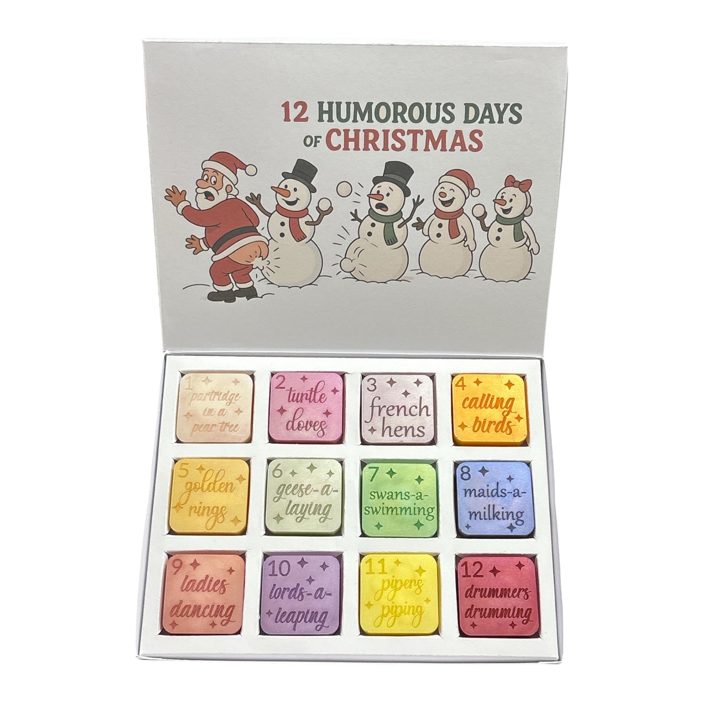 Let’s Get Santa 12 Sections Advent Box