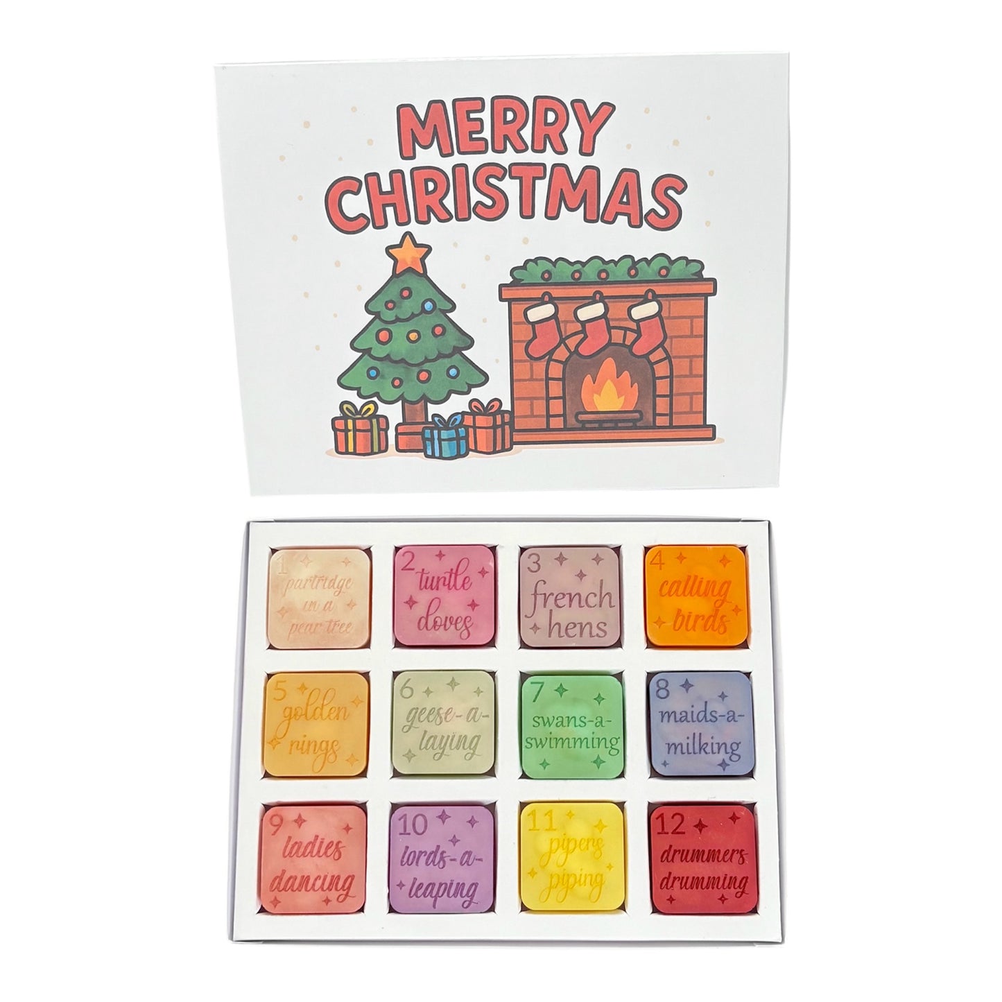 Christmas Scene 12 Section Advent Box