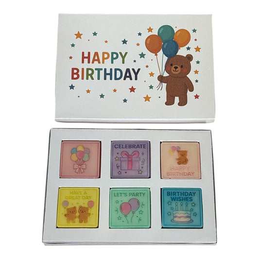 Happy Birthday Bear Birthday Collection Box