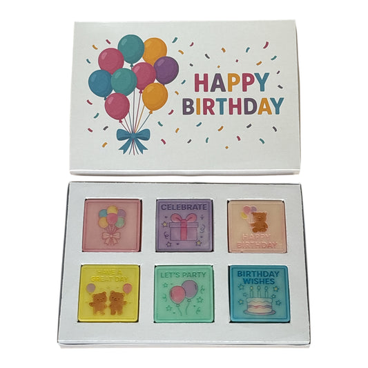 Happy Birthday Balloons Birthday Collection Box