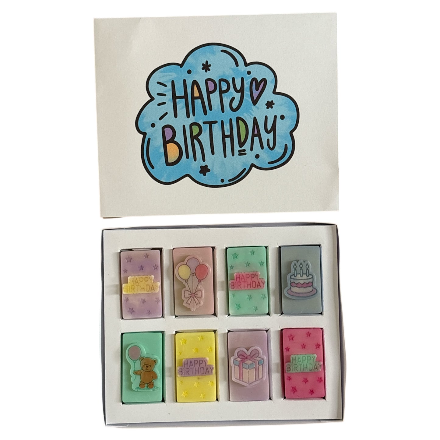 Happy Birthday Cloud Block Box