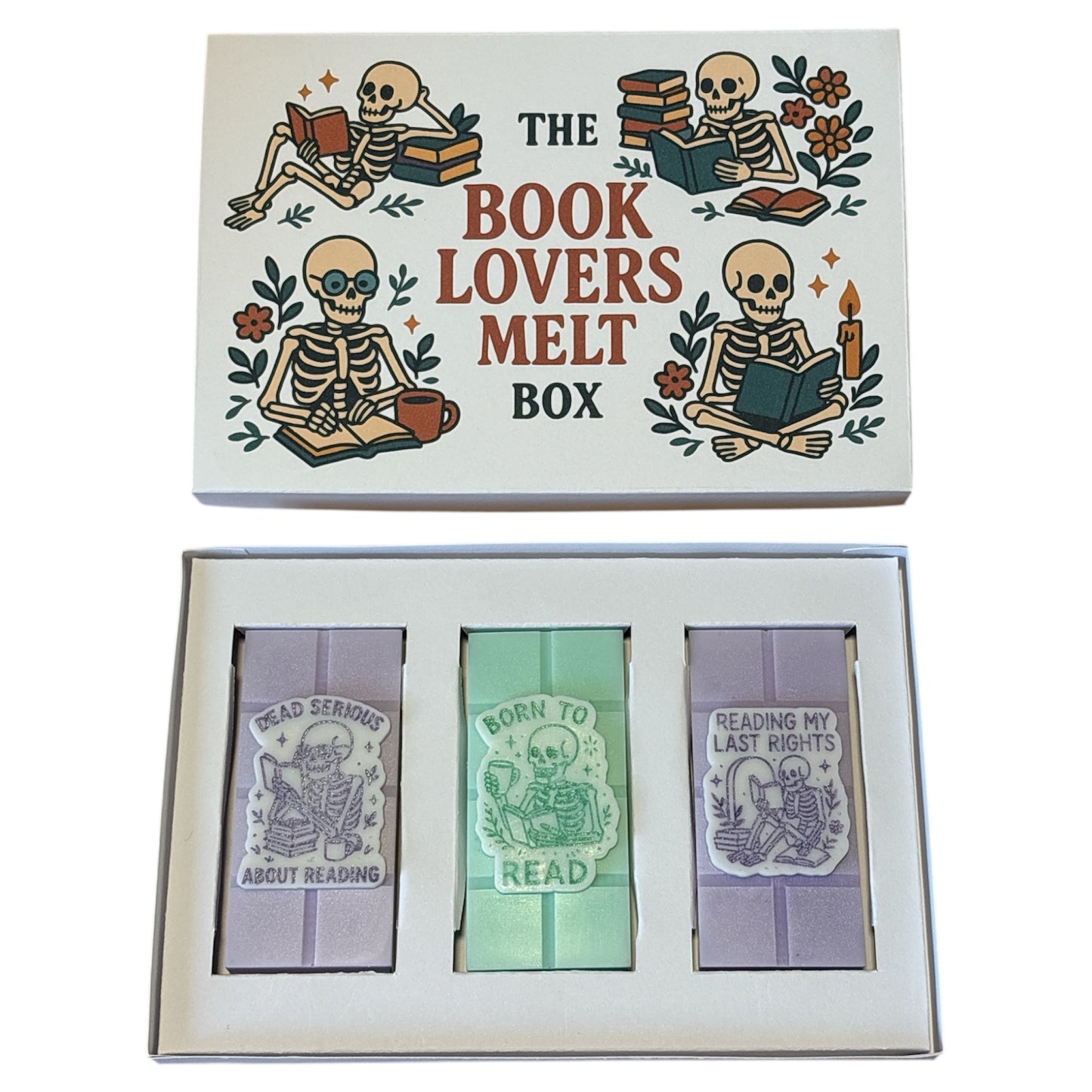The Book Lovers Melt Box Mini Bar Box