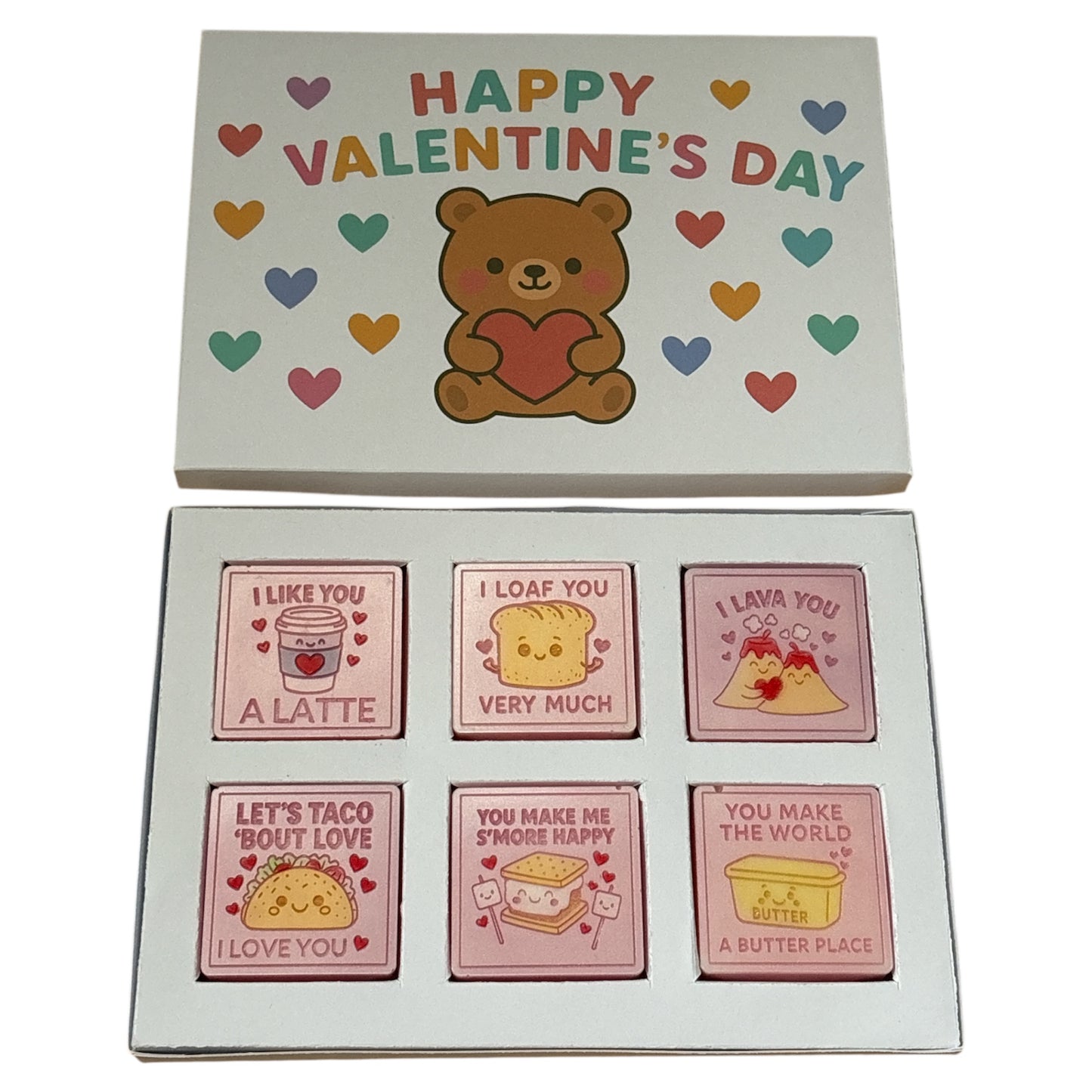 Happy Valentine’s Day Cute Bear Valentine’s Set Box
