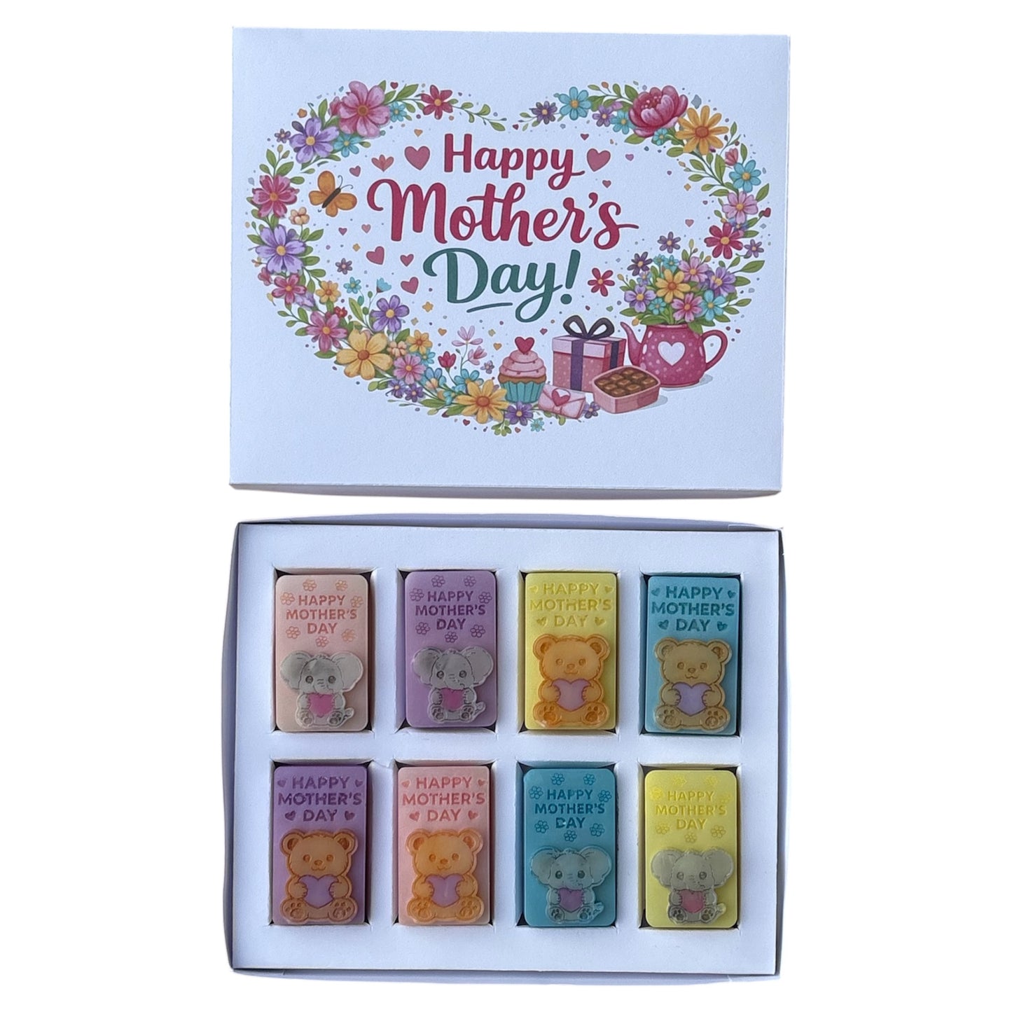 Mother’s Day Flowery Heart Block Box